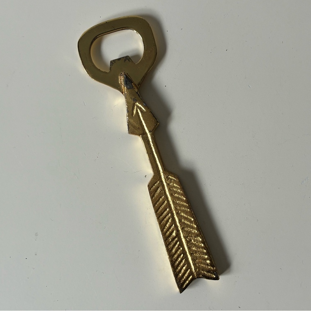 Vintage Gold Arrow Bottle Opener